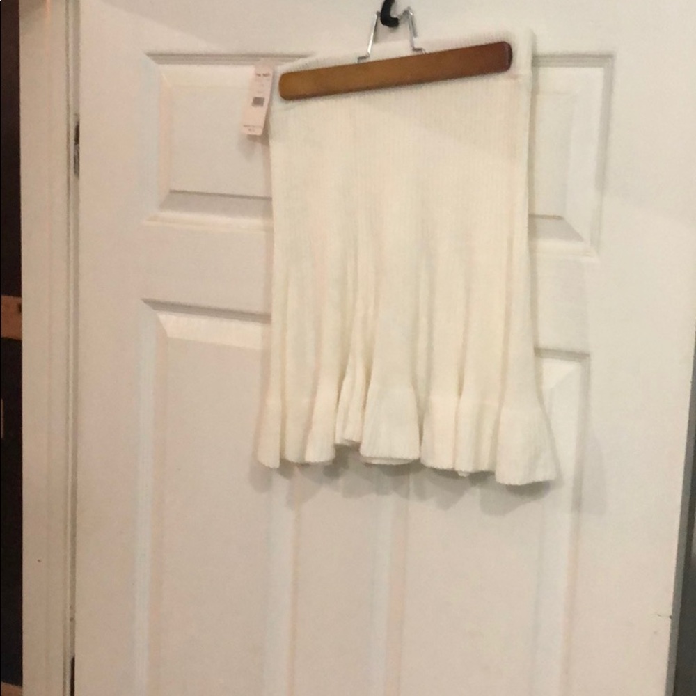 Off white Free People sweater skirt